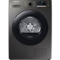 Samsung A++ - Condenser Tumble Dryers - Front - Heat Pump Technology Samsung DV80TA020AX Grey