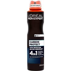 L'Oréal Paris Antibacterial Toiletries L'Oréal Paris Men Expert Carbon Protect 48H Anti-Perspirant Deo Spray 250ml