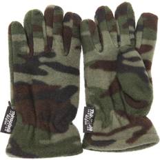 Universal Textiles Boys Camouflage Thinsulate Thermal Winter Gloves - Green Camouflage (UTGL215-2)