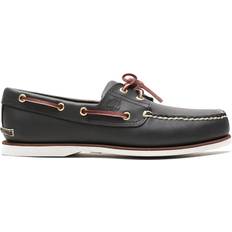 Blue - Men Low Shoes Timberland 2-Eye Boat Shoe - Navy Smooth