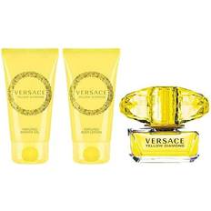 Versace Women Gift Boxes Versace Yellow Diamond Gift Set EdT 50ml + Body Lotion 50ml + Shower Gel 50ml