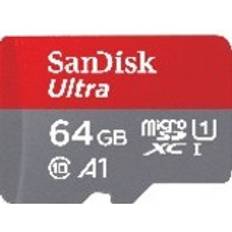 SanDisk 64 GB - microSDHC Memory Cards SanDisk Ultra MicroSDHC Class 10 UHS-l A1 100MB/s 64GB