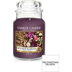 Pink Scented Candles Yankee Candle Moonlit Blossoms Large Scented Candle 623g