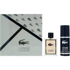 Lacoste Men Gift Boxes Lacoste L`Homme Gavesæt EdT 100ml + Deo Spray 150ml