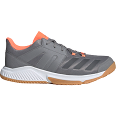 Grey - Women Handball Shoes adidas Essence - Grey Three/Grey Six/Signal Coral