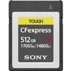 512 GB Memory Cards Sony Tough CFexpress Type B 512GB