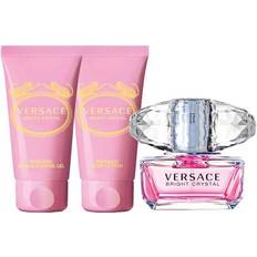 Versace Women Gift Boxes Versace Bright Crystal Gift Set EdT 50ml + Body Lotion 50ml + Shower Gel 50ml