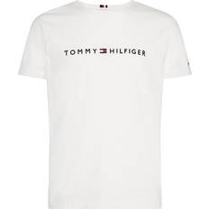 Tommy Hilfiger M - Men Tops Tommy Hilfiger Flag Logo Crew Neck T-shirt - Snow White