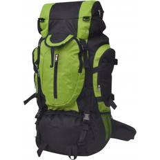 Backpacks vidaXL Hiking Backpack XXL - Black/Green