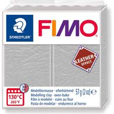 Staedtler Fimo Leather Effect Dove Grey 57g