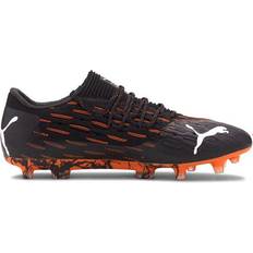 35 ⅓ Football Shoes Puma Future 6.1 Netfit FG/AG M - Black/White/Shocking Orange
