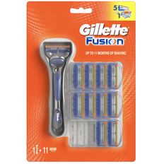 Gillette fusion razor blades Gillette Fusion5 Razor + 10 Blades