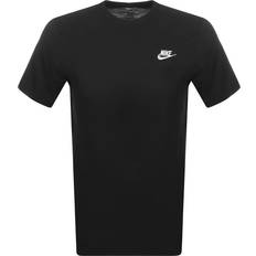 Nike Cotton T-shirts & Tank Tops Nike Sportswear Club T-shirt - Black/White