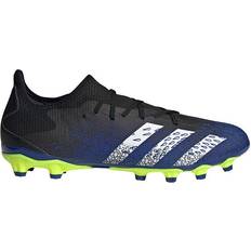 Adidas Artificial Grass (AG) - Men Football Shoes adidas Predator Freak.3 Low Multi Ground - Core Black/Cloud White/Royal Blue