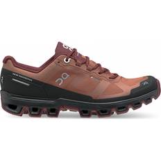 Brown - Women Running Shoes On Cloudventure Waterproof W - Hazel/Mulberry