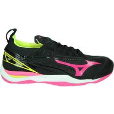 Black Handball Shoes Mizuno Wave Mirage 2 W - Black/Pink