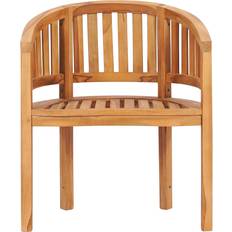 Teak Patio Chairs vidaXL 48018 Garden Dining Chair