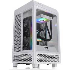 Thermaltake The Tower 100 Snow Edition Tempered Glass