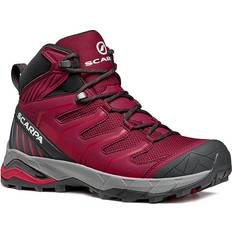 Fabric - Women Hiking Shoes Scarpa Maverick Mid GTX W - Red Violet/Cherry
