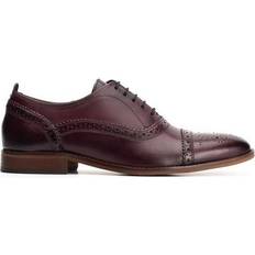 Oxford Base London Cast Lace Up Brogue - Dark Red