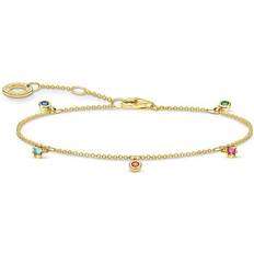 Thomas Sabo Colourful Stones Bracelet - Gold/Multicolour