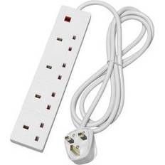 White Electrical Outlets Sand & Surf ELEC4WAY2M