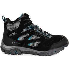 49 ½ - Women Hiking Shoes Regatta Holcombe Mid W - Black/Deep Lake