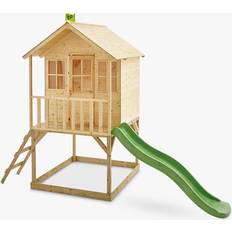 Plastic Playhouse TP Toys Hill Top Tower Wooden Playhouse with Slide