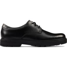 Low Top Shoes Children's Shoes Clarks Youth Loxham Derby - Black Leather