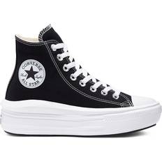 Converse Black Trainers Converse Chuck Taylor All Star Move Platform W - Black/Natural Ivory/White