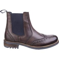 TPR Chelsea Boots Cotswold Cirencester Brogue - Brown