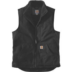 Carhartt M - Men Outerwear Carhartt Sherpa-Lined Mock Neck Vest - Black