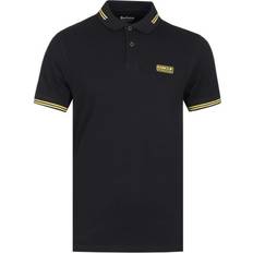 Barbour Men Clothing Barbour Essential Tipped Polo Shirt - Black