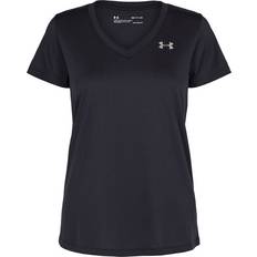 Under Armour Sportswear Garment - Women T-shirts Under Armour Tech V Neck T-shirt Women - Black