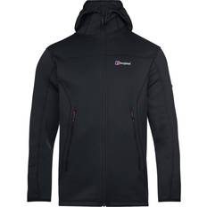 Berghaus Men's Pravitale Mountain 2.0 Hooded Fleece Jacket - Dark Grey/Black
