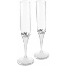 Stainless Steel Glasses Wedgwood Vera Wang Infinity Champagne Glass 2pcs