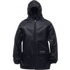 Shell Outerwear Children's Clothing Regatta Kid's Stormbreak Waterproof Shell Jacket - Black (82890208)