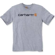 Carhartt Men Clothing Carhartt Core Logo Workwear T-shirt - Heather Grey