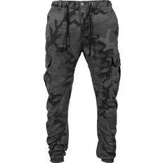 Camouflage Trousers Urban Classics Camo Cargo Jogging Pants - Grey Camouflage