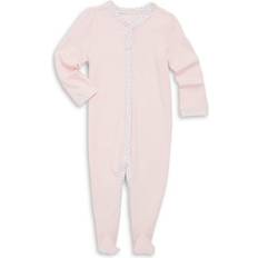 Bodysuits Children's Clothing Ralph Lauren Floral Trim Footed Coverall - Delicate Pink (298092)