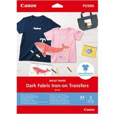 Canon Dark Fabric Iron-on Transfers A4 5-Sheets 160g/m² 5pcs