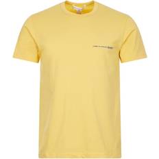 Comme des Garçons Short Sleeve Logo T-shirt - Yellow