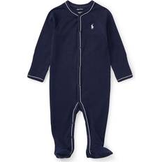 Bodysuits Children's Clothing Ralph Lauren Bear Print Footed Coverall - Navy (298092)