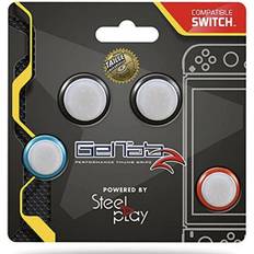 Steelplay Nintendo Switch Geltabz Thumb Grips - Black/White/Red/Blue