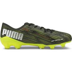 Artificial Grass (AG) - Men Football Shoes Puma Ultra 2.2 FG/AG M - Black/White/Yellow Alert
