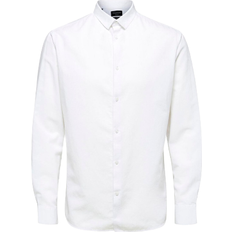 Selected Men Tops Selected Linen Shirt - White