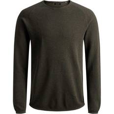 Jack & Jones Textured Knitted Sweater - Green/Olive Night