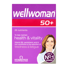 Stress Vitamins & Minerals Vitabiotics Wellwoman 50+ 30 pcs