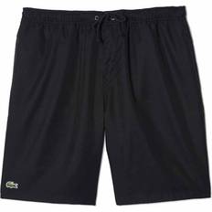 Shorts Lacoste Sport Solid Diamond Weave Taffeta Tennis Shorts - Black