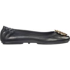 Tory Burch Low Shoes Tory Burch Minnie Travel Ballet Flat - Perfect Black/Gold